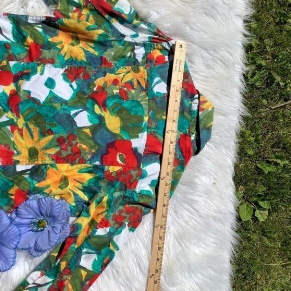 Coldwater Creek Size PM Floral Jacket Spring Cute - Picture 9 of 9